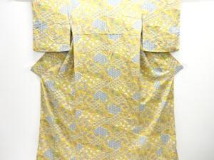 花古典柄模様小紋着物